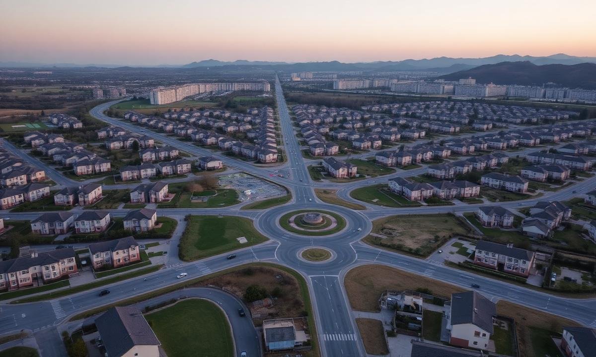 Aerial view of Nova City – Islamabad